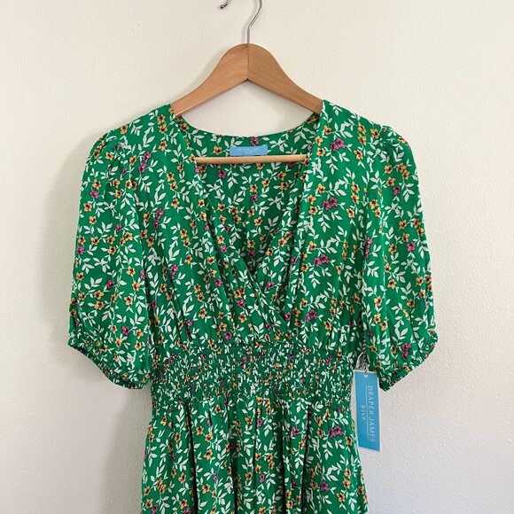 Draper James RSVP Floral Smocked Waist Dress - Picture 3 of 7